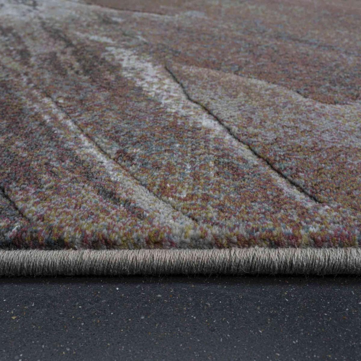 Galleria Modern Abstract 63465 7270 Rugs in Rust Brown – image 2
