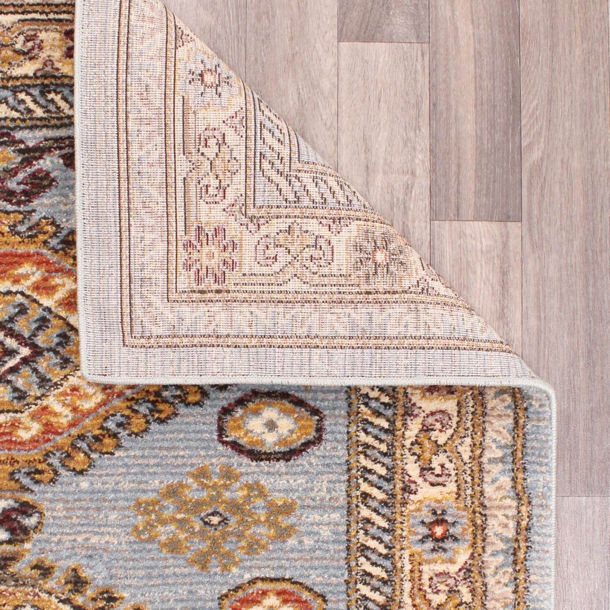 Cashmere Traditional Runner Rugs 5567 in Blue 66x240cm – image 3