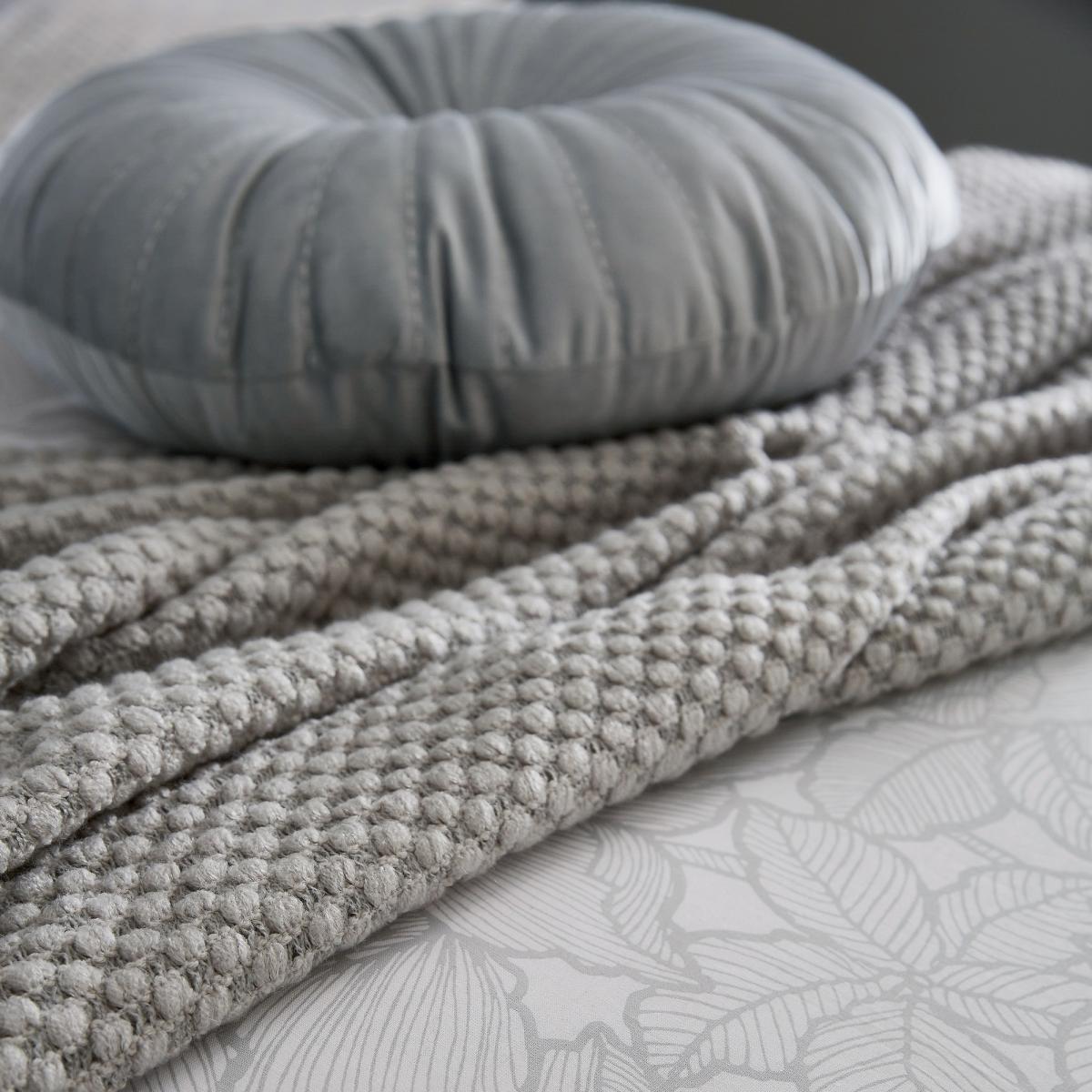 Serenity Circular Cushion by Katie Piper in Grey48x48cm – image 2