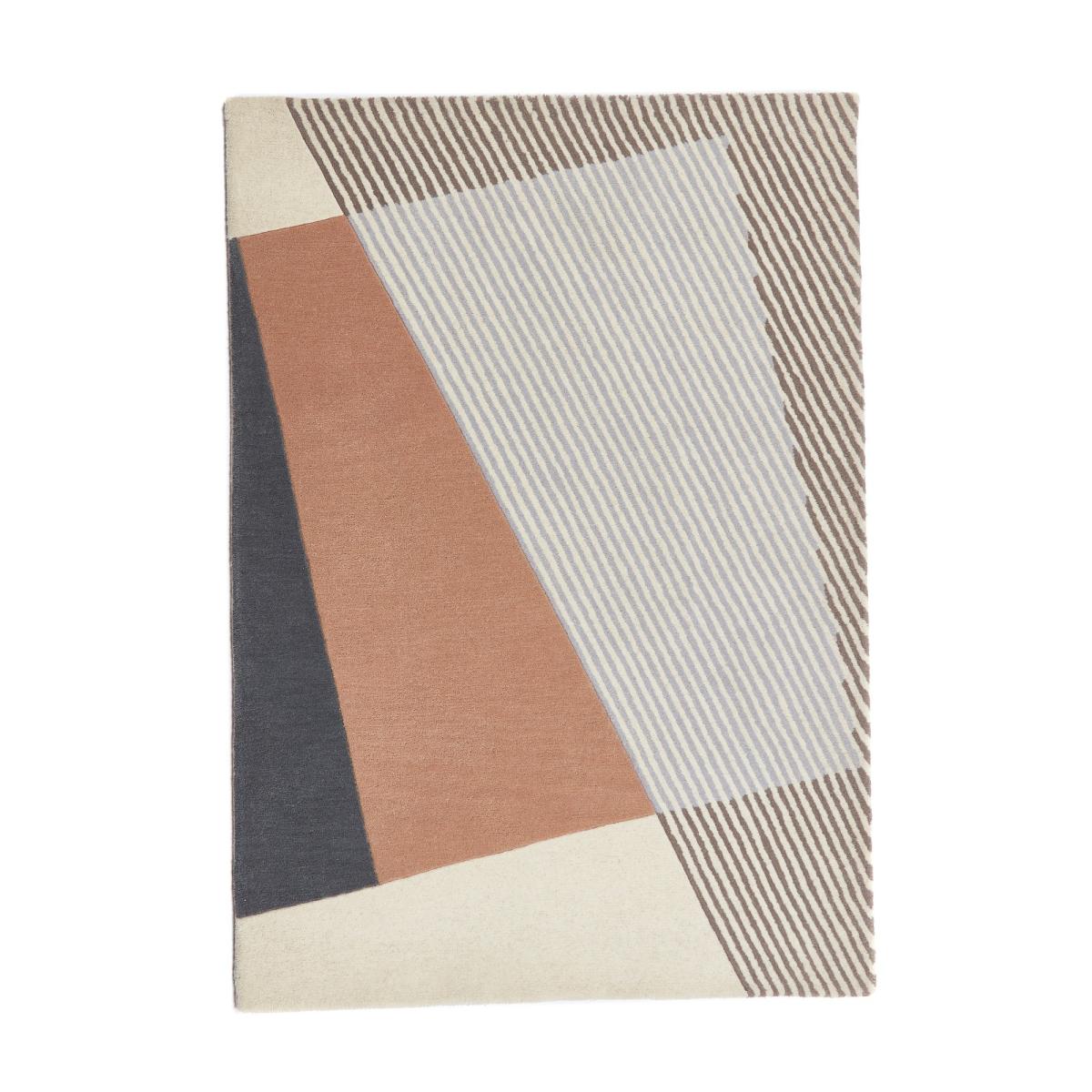 Bauhaus 4 Geometric Wool Rugs in Beige Multi – image 2