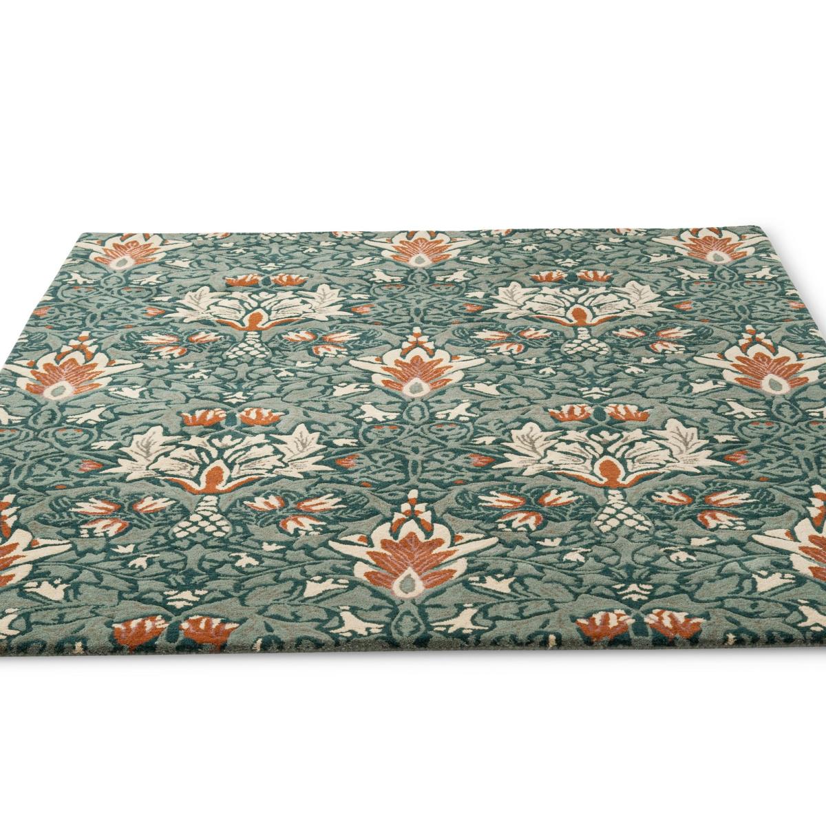 Snakeshead Floral Rugs 127207 in Thistle Russet by William Morris 170x240cm – image 4
