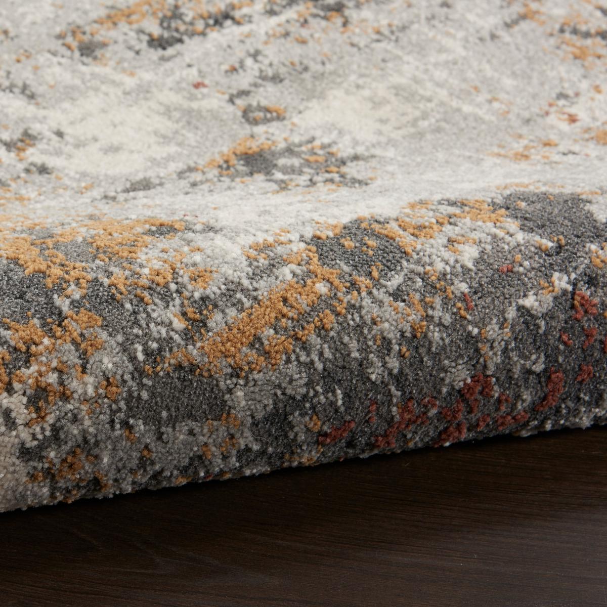 Tangra TNR03 Runner Rug by Nourison in Grey Multicolour67x232cm – image 3