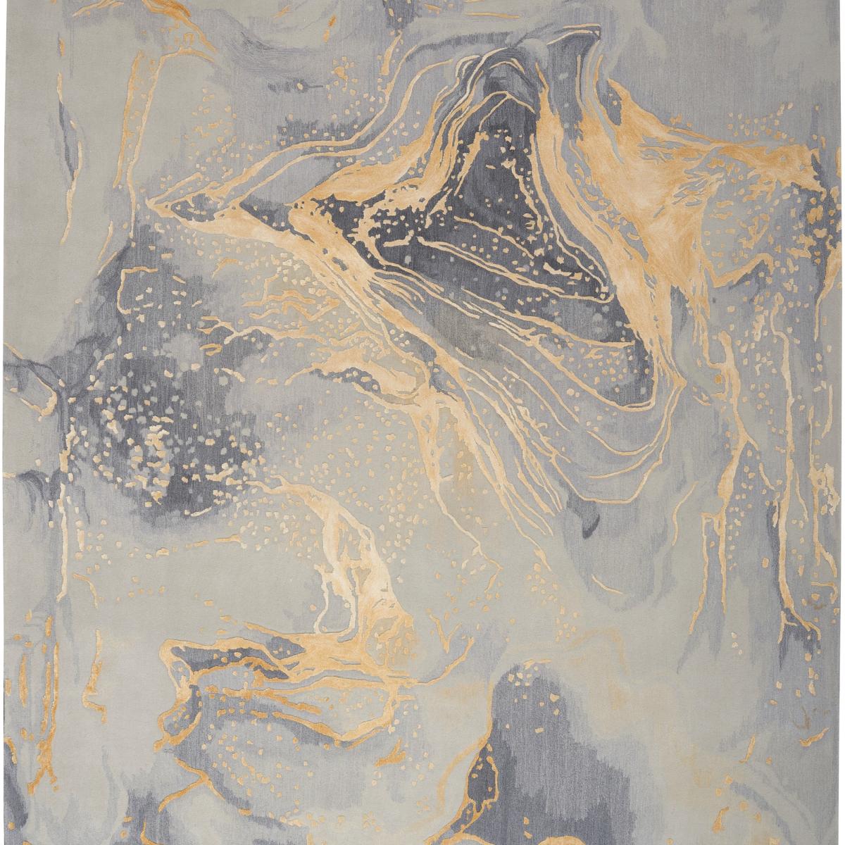 Prismatic Abstract Rugs PRS28 by Nourison in Grey Gold114x175cm – image 5