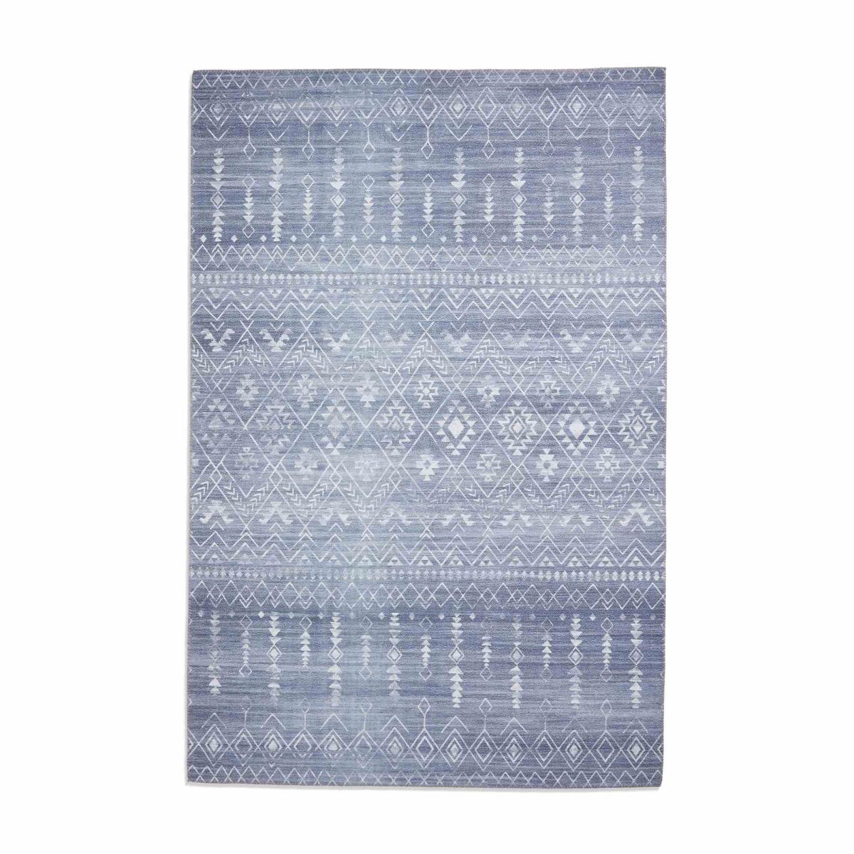 Rio K5308 Modern Distressed Aztec Rug in Grey120x170cm – image 5