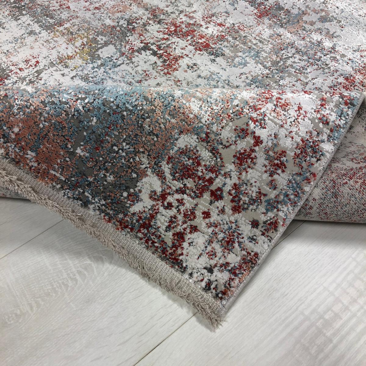 Luxury Toros Paisley Distressed Rug In Grey – image 2