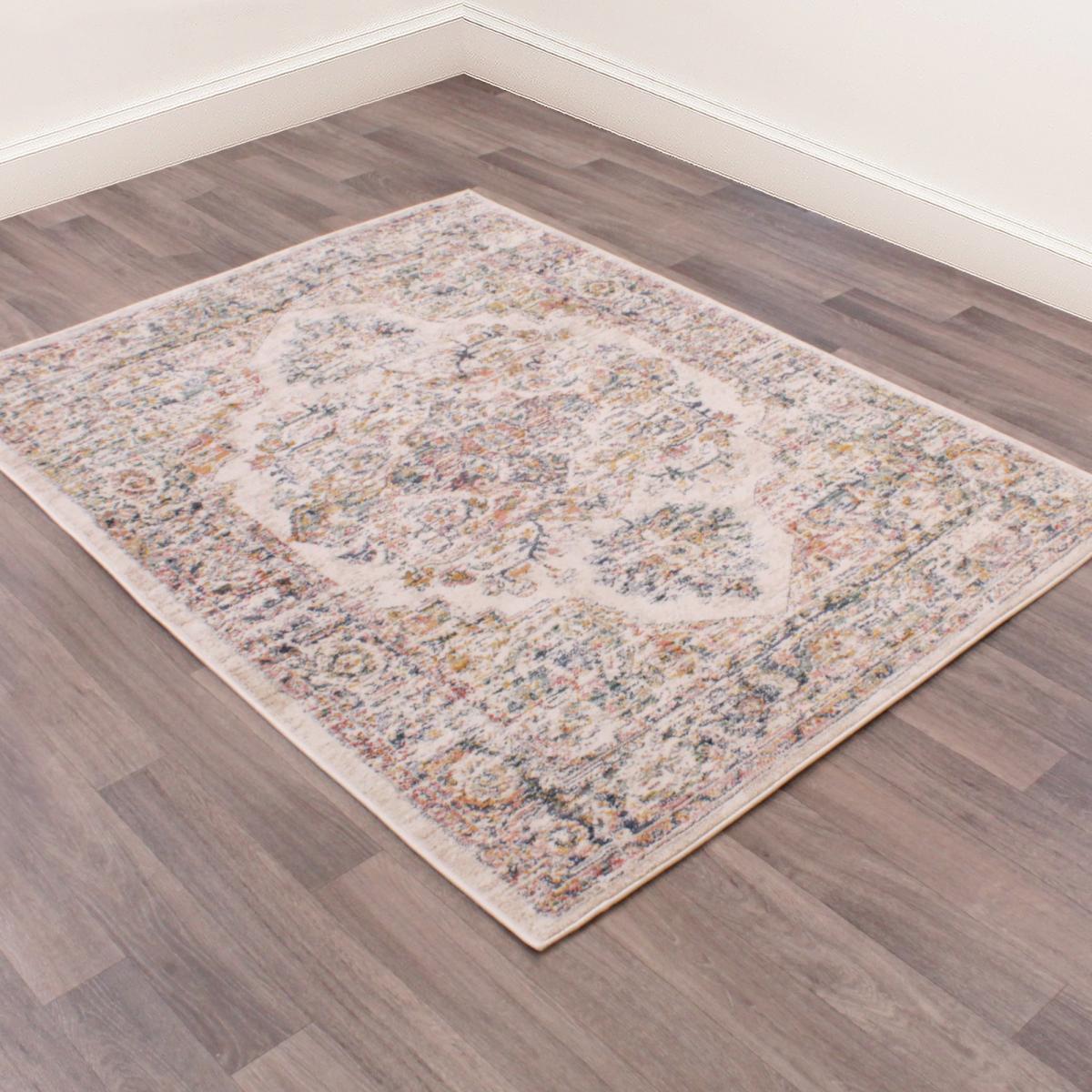 Nova 9207 Traditional Rugs in Cream White – image 2