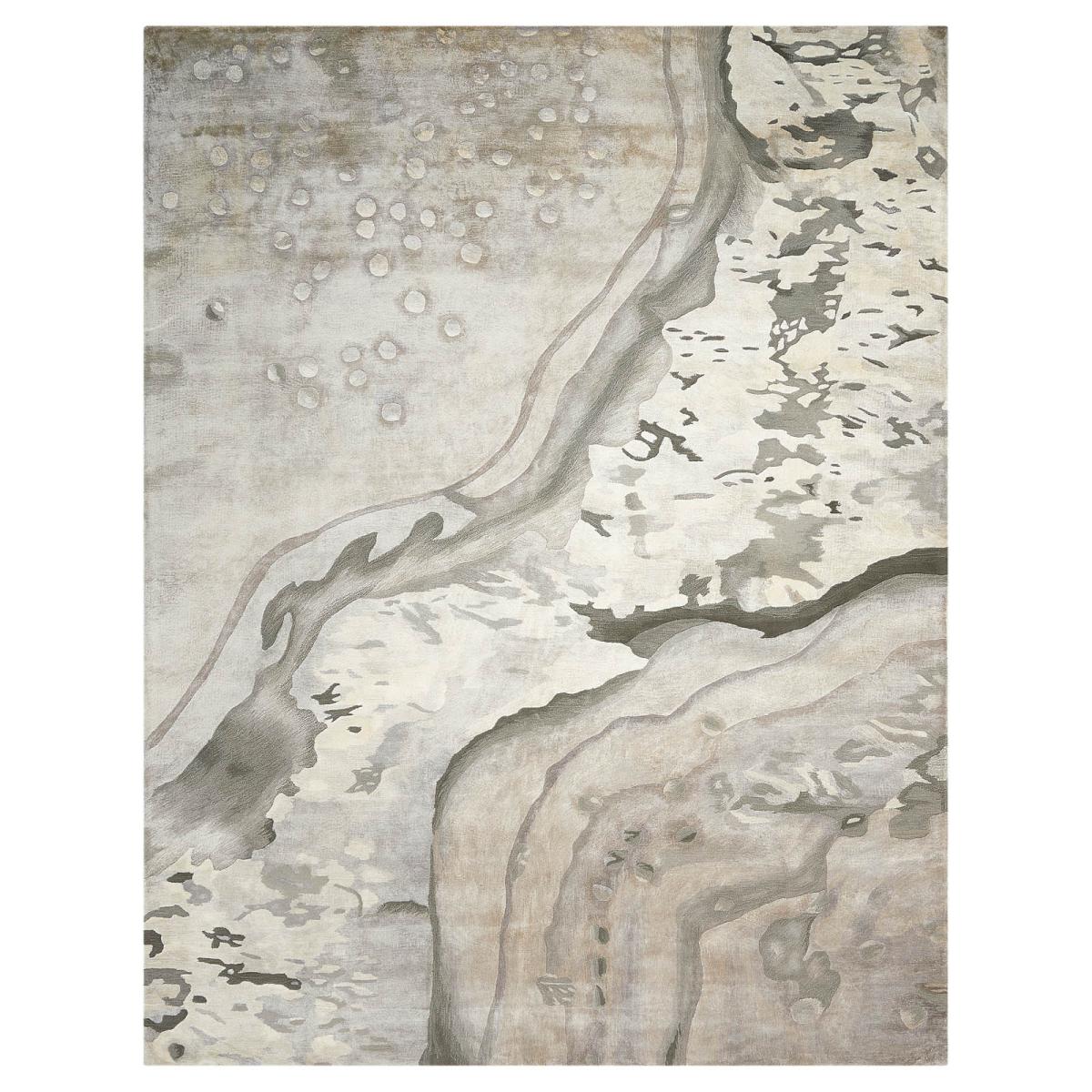 Prismatic Marble Abstract Rugs PRS05 by Nourison in Silver Cloud Grey 457x366cm – image 4