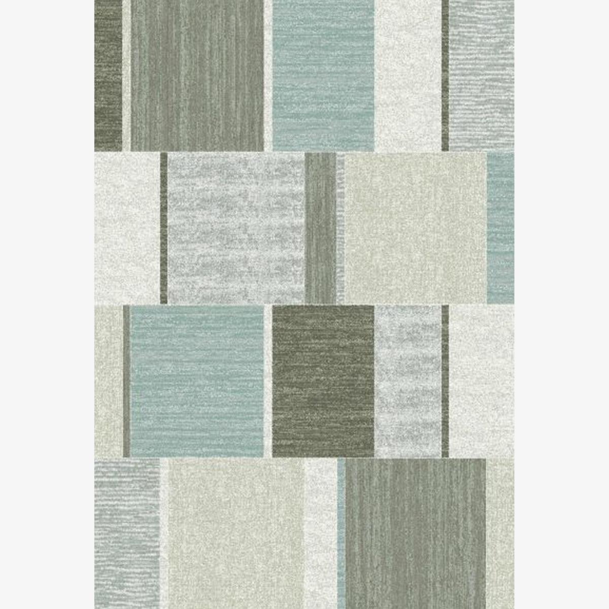 Nomad Geometric Block Rugs 26029 6212 in Beige Multi 200x290cm – image 1