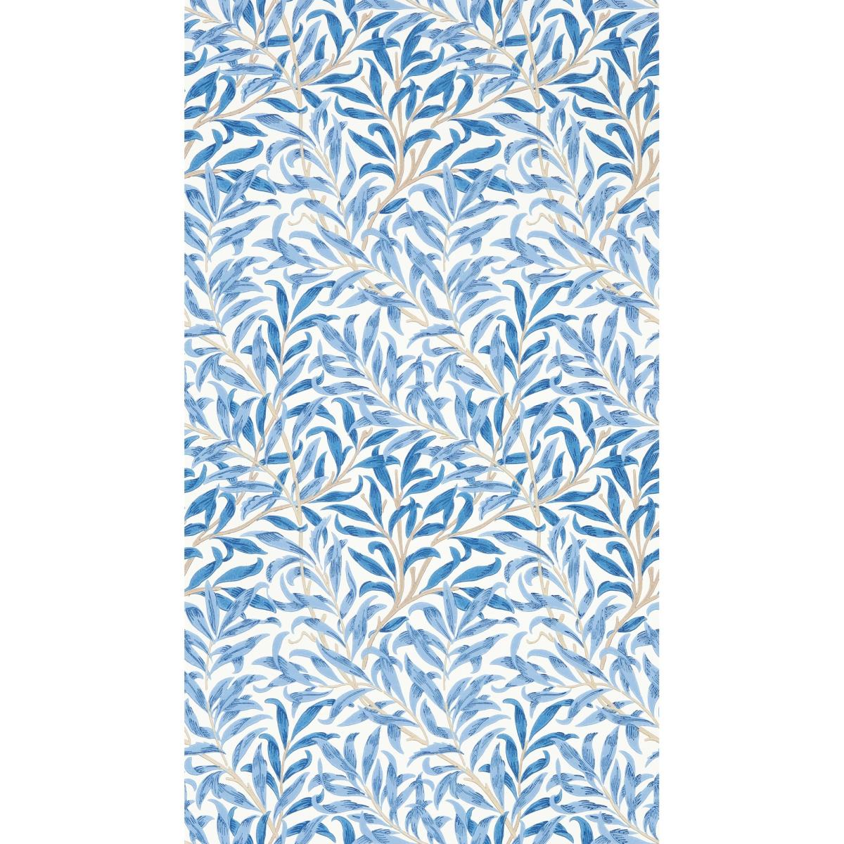 Willow Boughs Wallpaper 217080 by Morris & Co in Woad Blue Roll – image 1