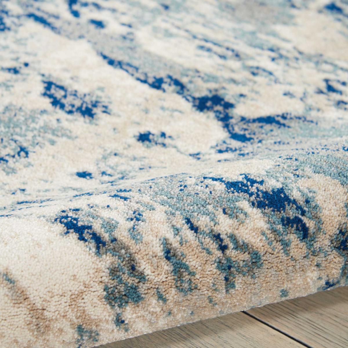 Maxell MAE16 Abstract Rugs by Nourison in Ivory Blue – image 2