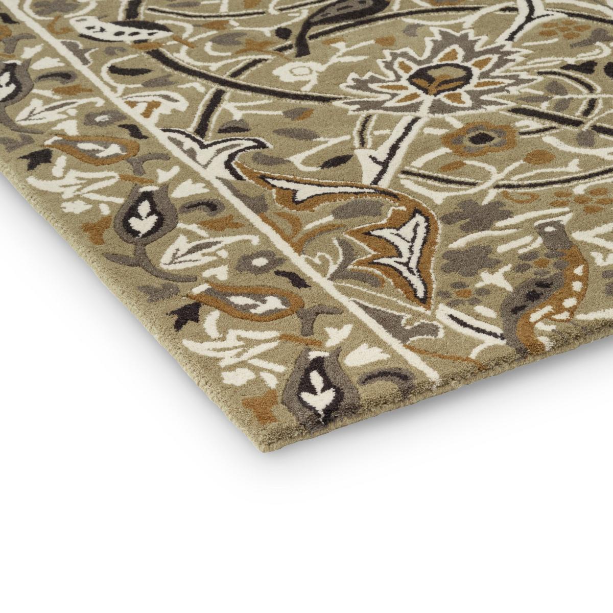 Bullerswood Floral Rugs 127301 in Stone Mustard By William Morris – image 2