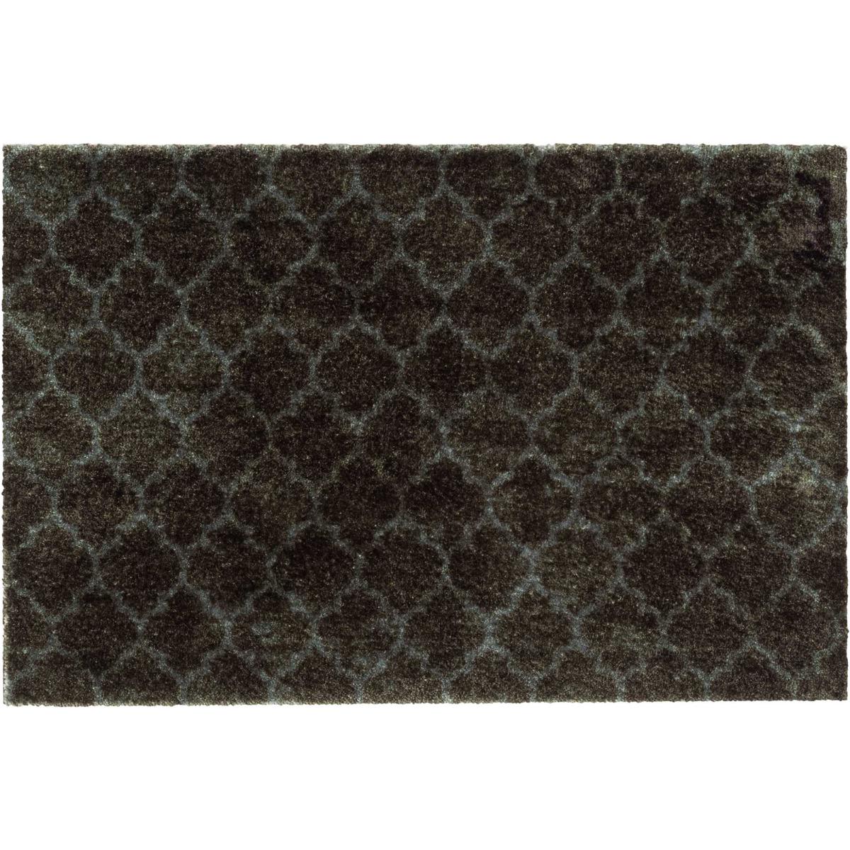 Wilma Geometric Washable Floor Mats in Green – image 2