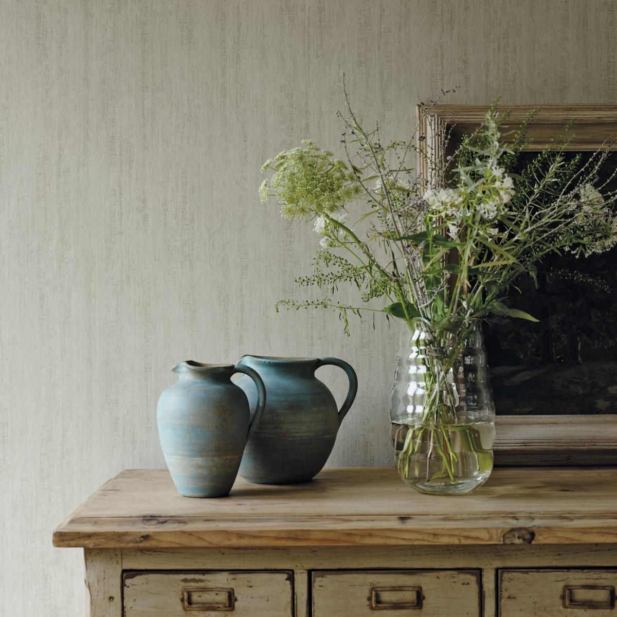 Wildwood Textural Wallpaper 215689 by Sanderson in Grey Roll – image 3
