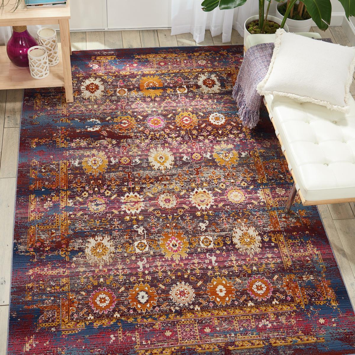 Vintage Kashan Rugs VKA03 by Nourison in Red Multi 160x239cm – image 1