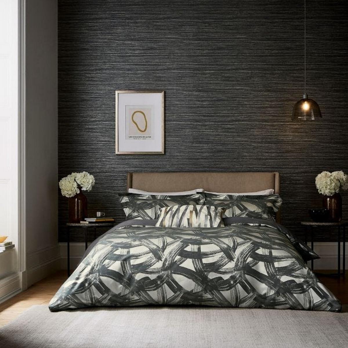 Typhonic Bedding Duvet Cover and Pillowcase By Harlequin in Graphite Grey 140x200cm – image 3
