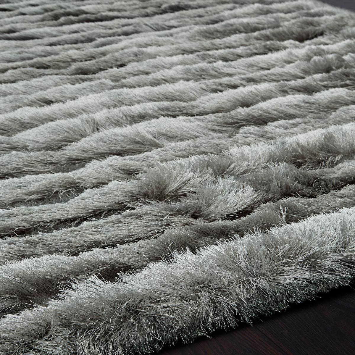 Carved Glamour Rugs in Silver – image 2