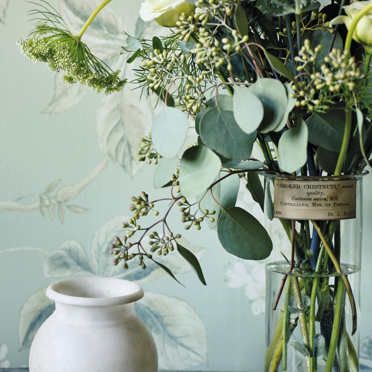 Chestnut Tree Wallpaper 215708 by Sanderson in Grey BlueRoll – image 3
