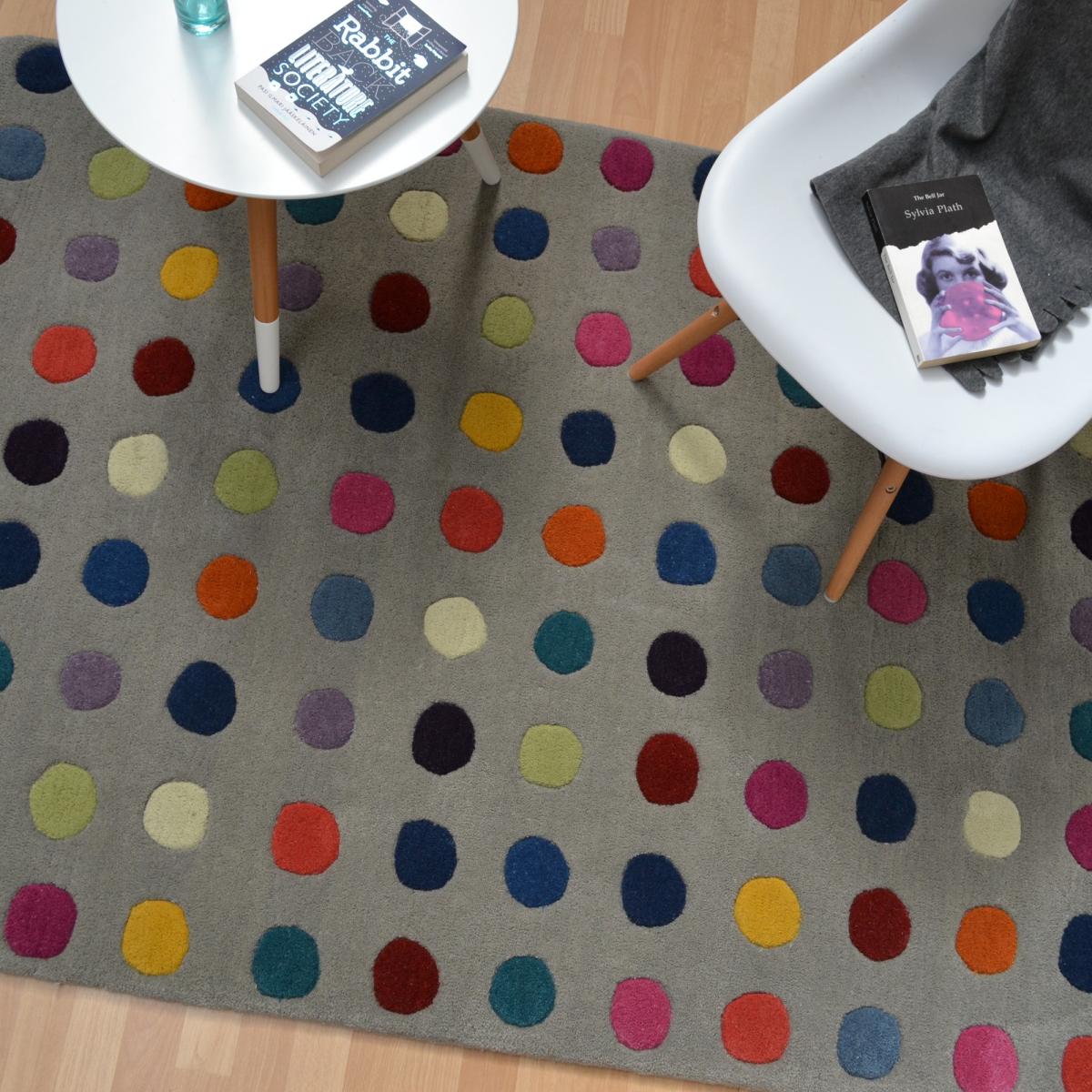 Funk Spotty Multi Coloured Rugs 200x300cm – image 5