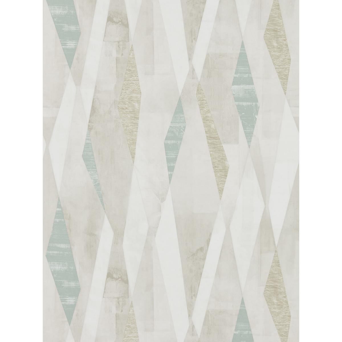 Vertices Wallpaper 111702 by Harlequin in Teal Stone Grey Roll – image 3
