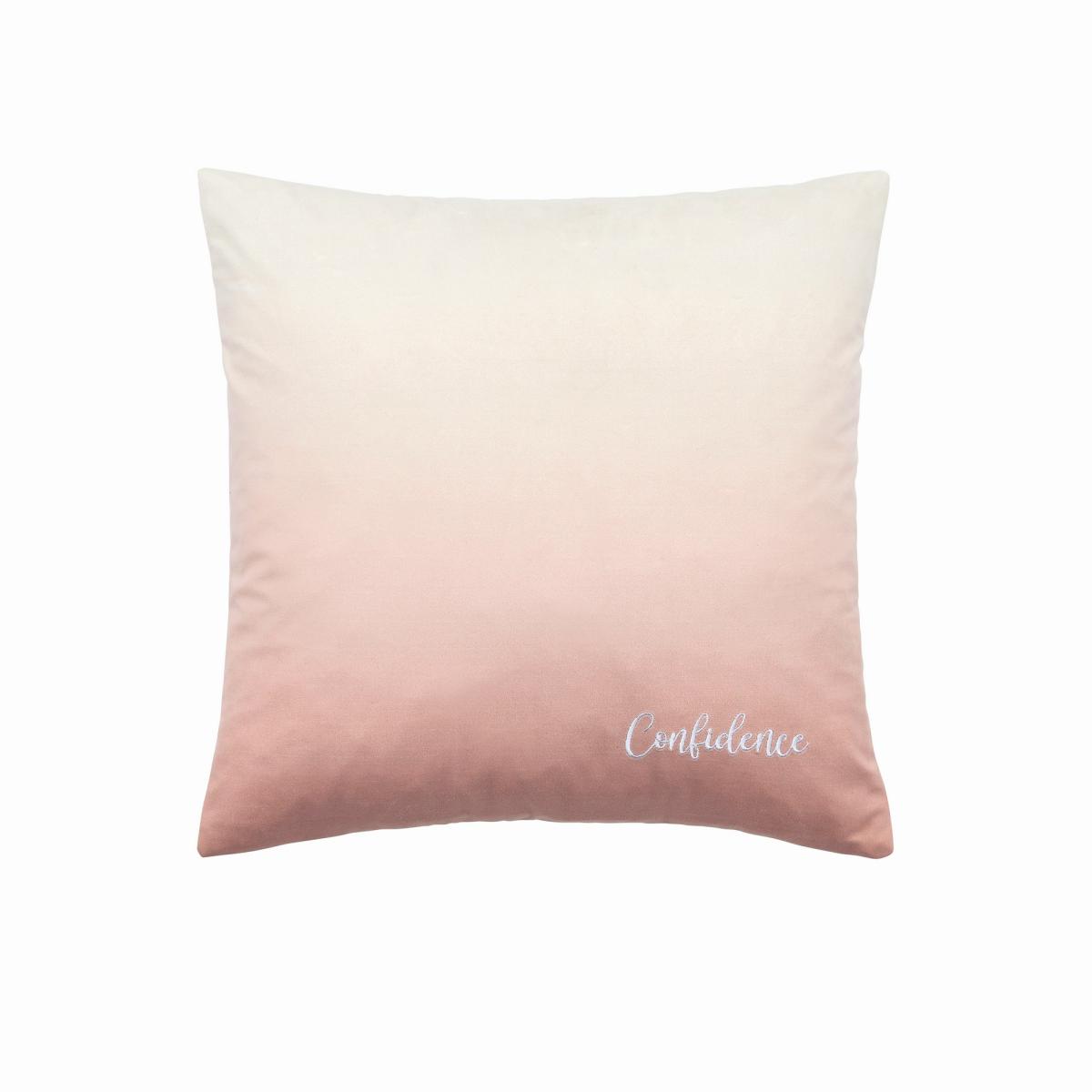 Confidence Ombre Cushion by Katie Piper in Grapefruit Pink45x45cm – image 5