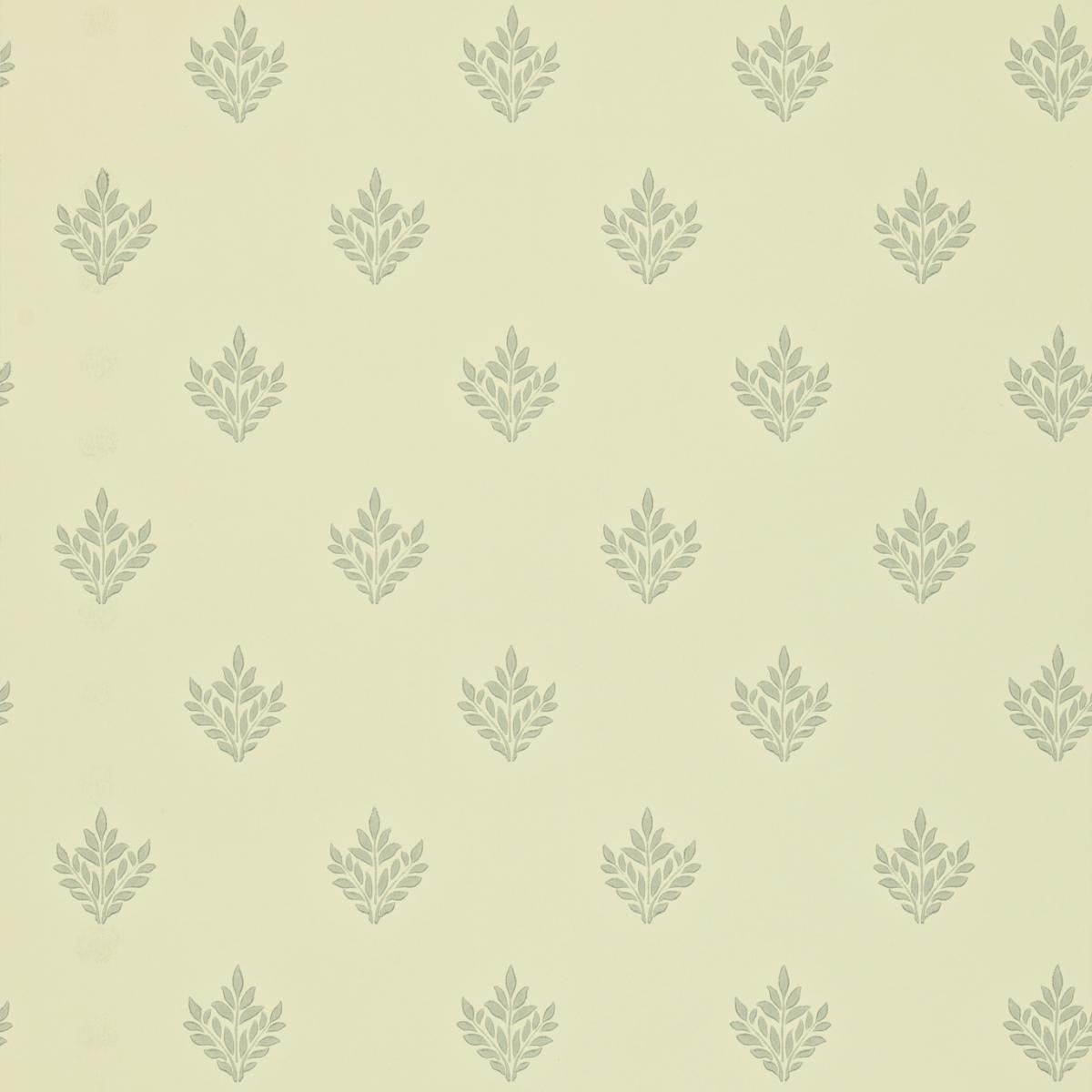 Pearwood Wallpaper 109 by Morris & Co in Ivory Slate Grey&nbsp;Roll – image 2