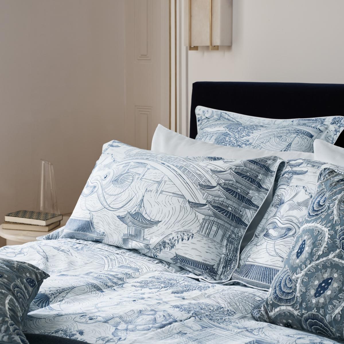 Eastern Palace Bedding by Zoffany in Indigo Blue230x220cm – image 2