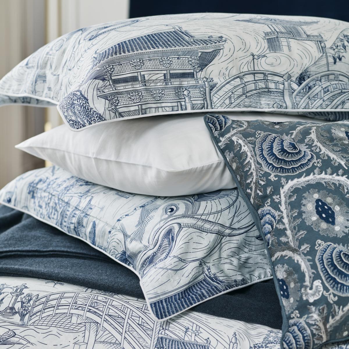 Eastern Palace Bedding by Zoffany in Indigo Blue230x220cm – image 3