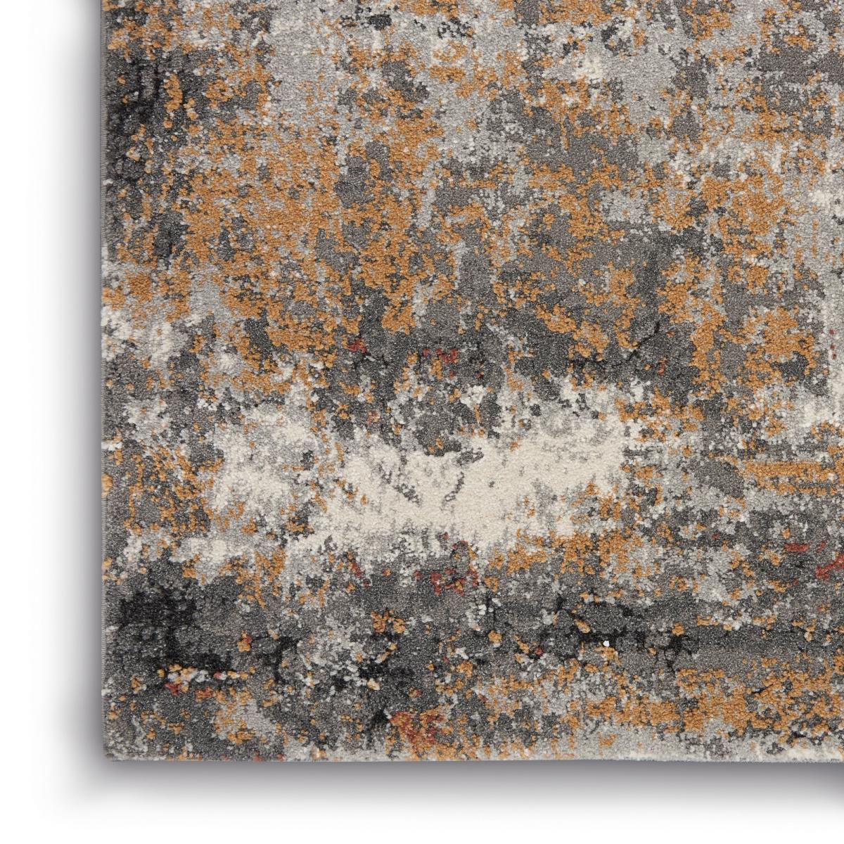 Tangra TNR03 Abstract Rug by Nourison in Grey Multicolour162x223cm – image 2