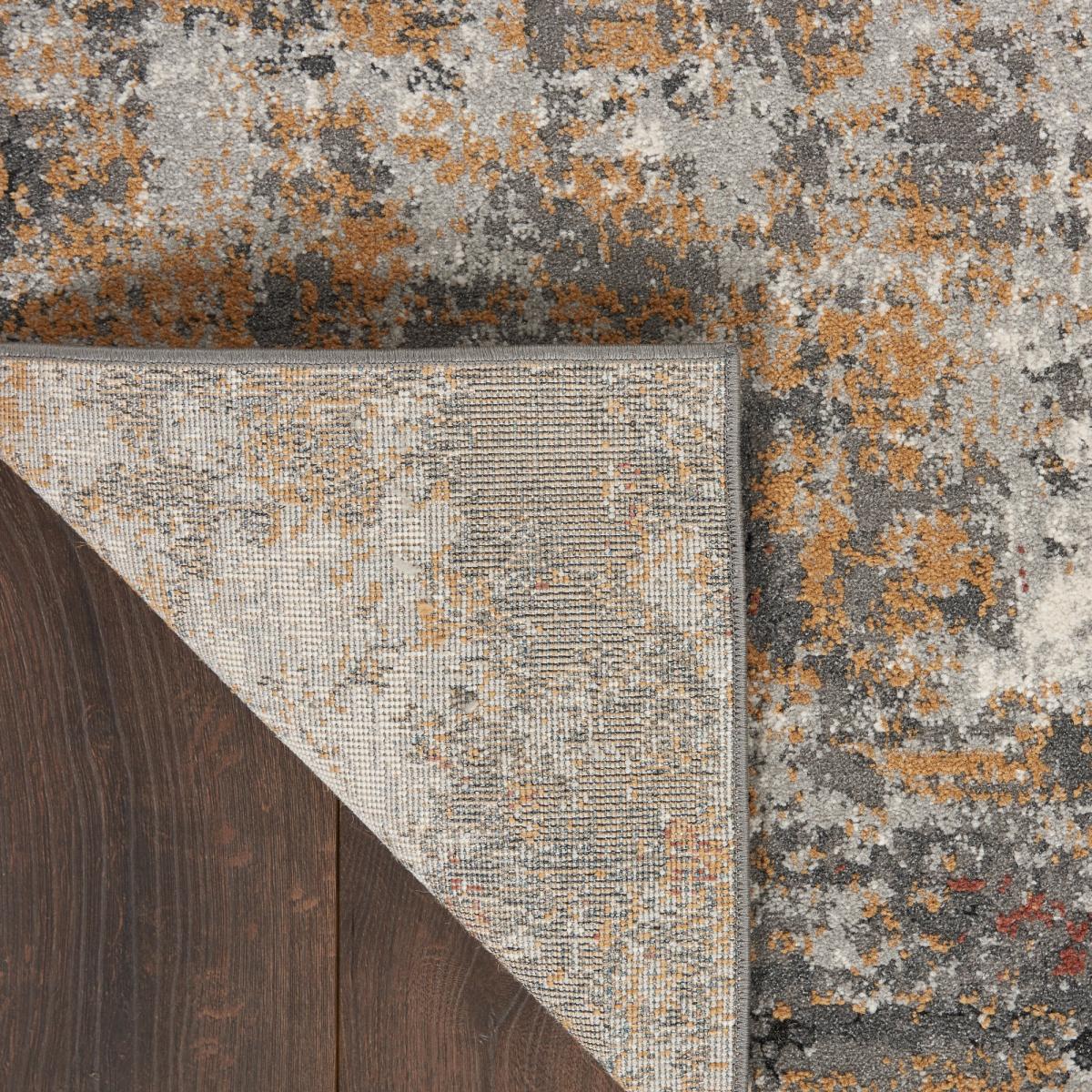 Tangra TNR03 Abstract Rug by Nourison in Grey Multicolour162x223cm – image 4
