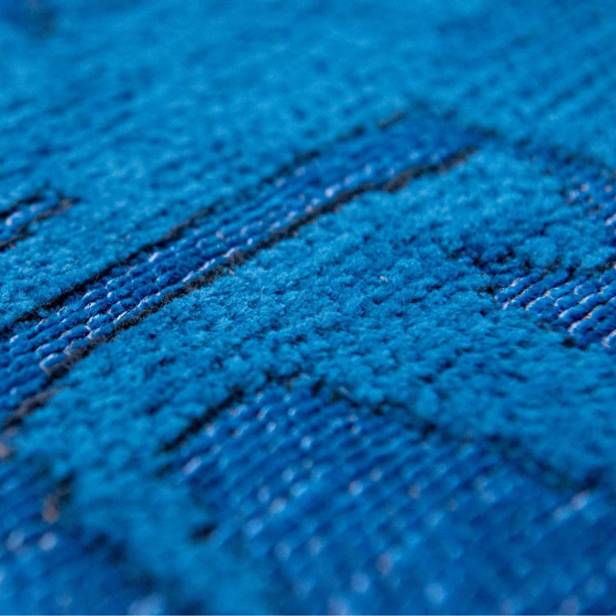 Louis De Poortere Abstract Structures Baobab Rugs 9250 in Suarez Blue 280x390cm – image 2