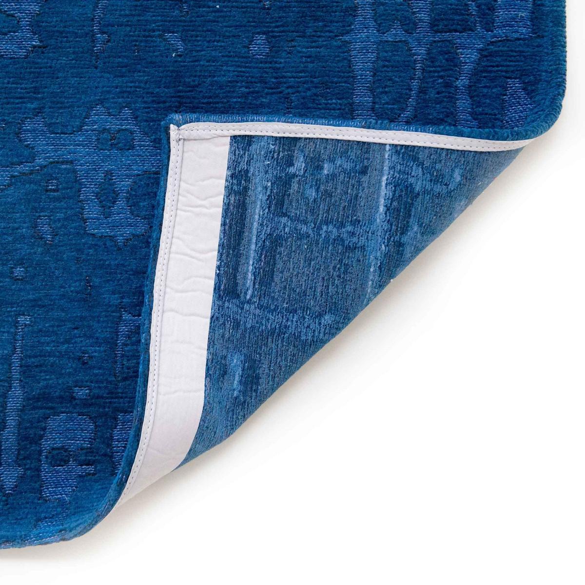 Louis De Poortere Abstract Structures Baobab Rugs 9250 in Suarez Blue 280x390cm – image 3