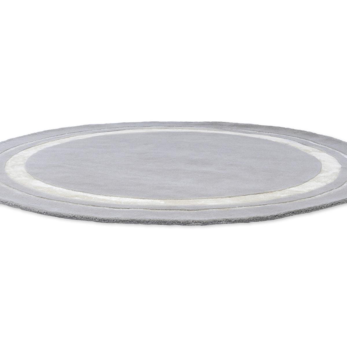 Redbrook 081804 Circle Rug by Laura Ashley in Silver Grey 150x150cm – image 4