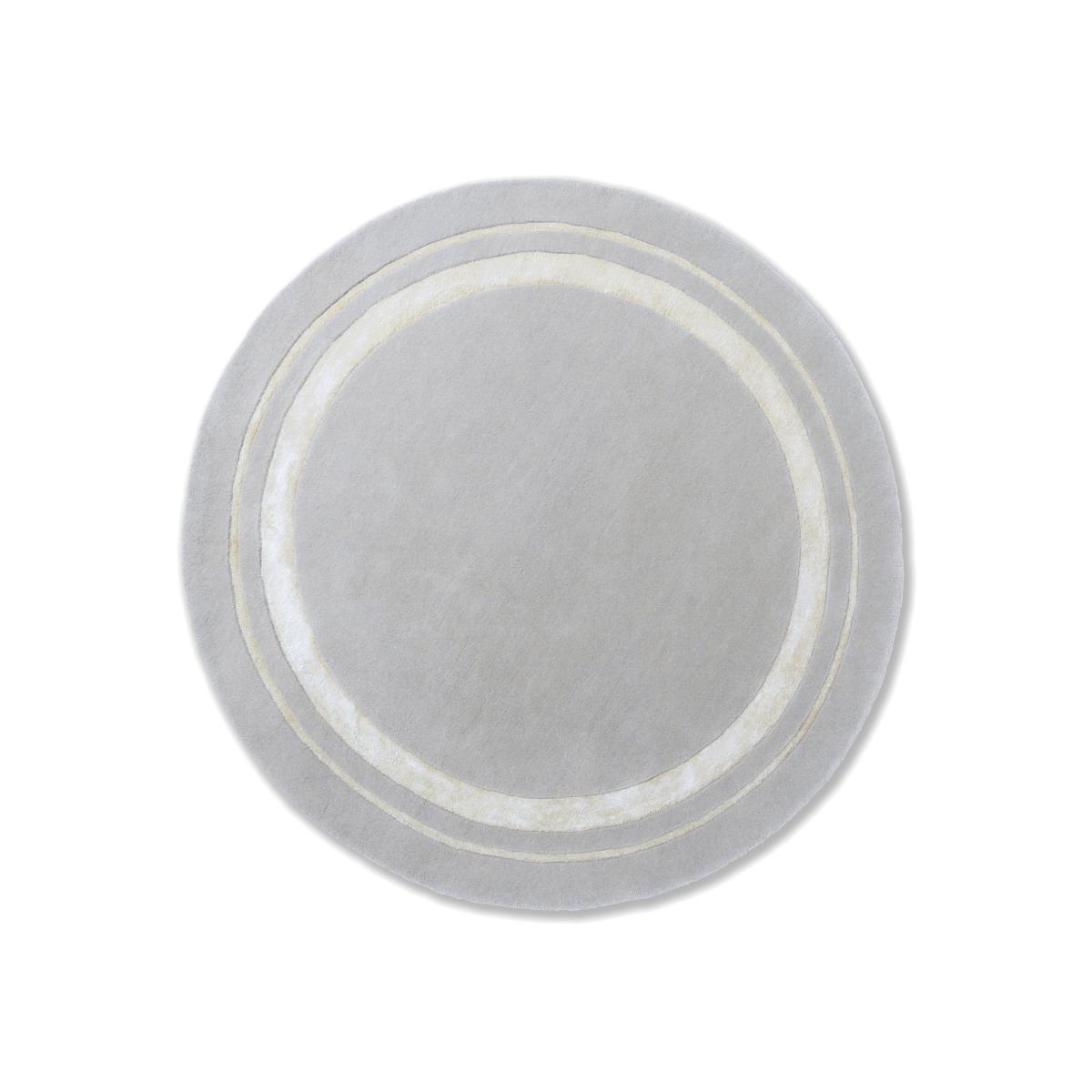 Redbrook 081804 Circle Rug by Laura Ashley in Silver Grey 150x150cm – image 1