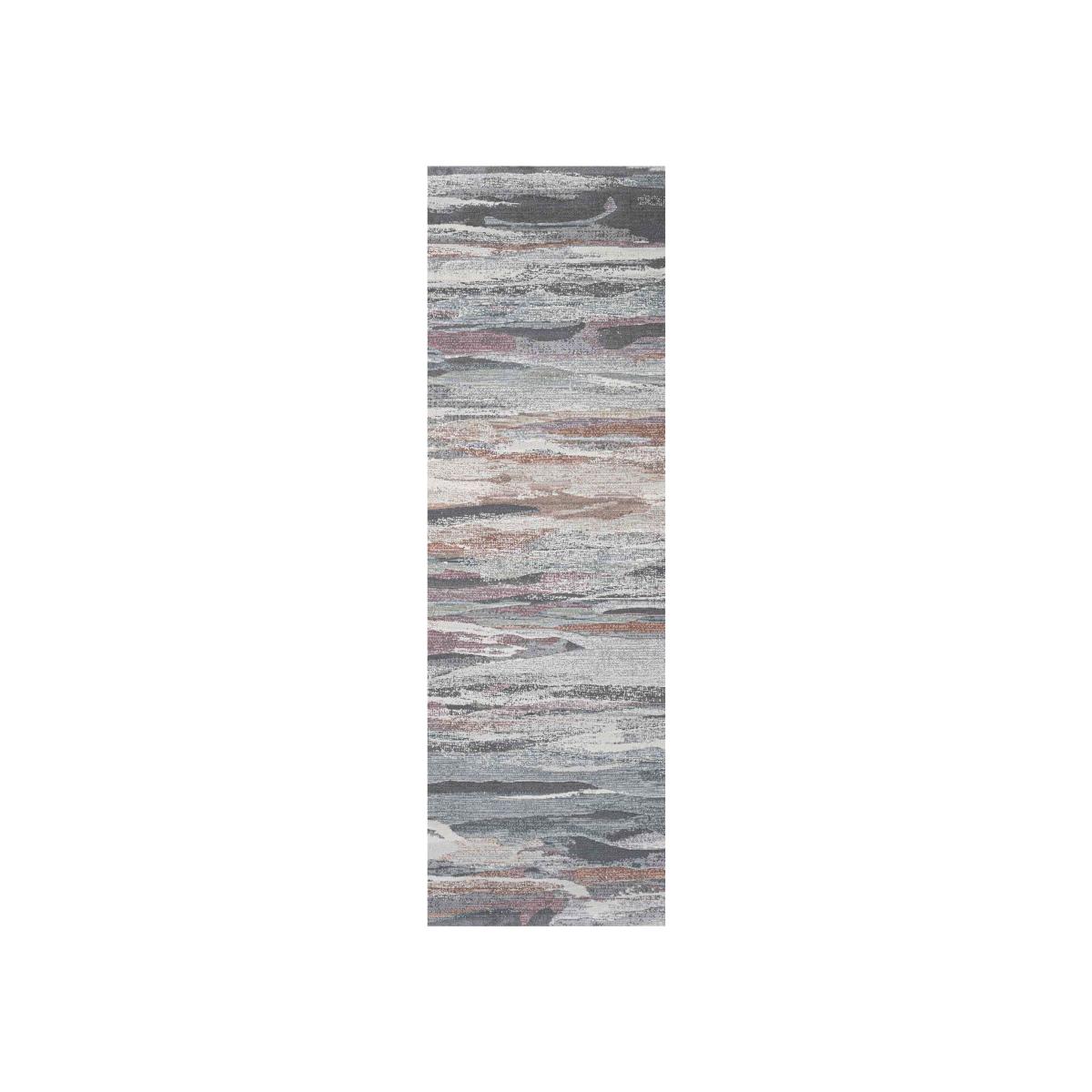 Galleria Abstract Textured 63742 3747 Runner Rugs in Dove Grey – image 1