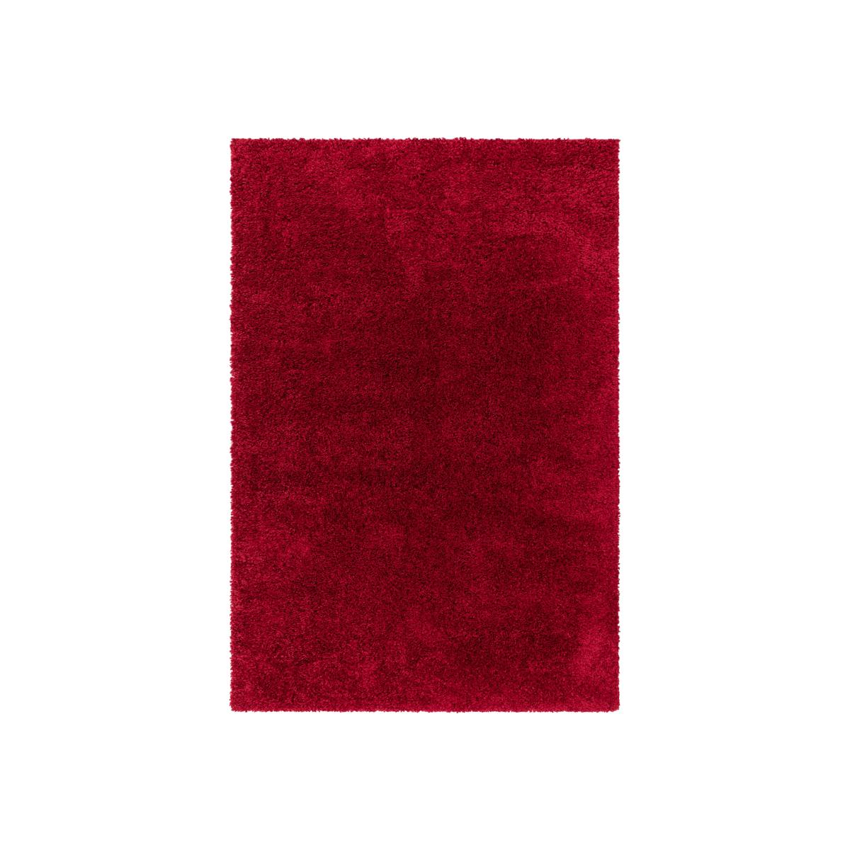 Ritchie Soft Plain Shaggy Rugs in Red – image 1