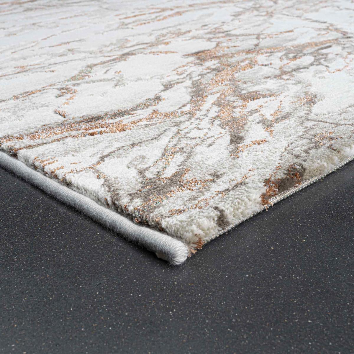 Quartz Modern Abstract Rugs 83001 6111 in Rust Orange 160x230cm – image 5