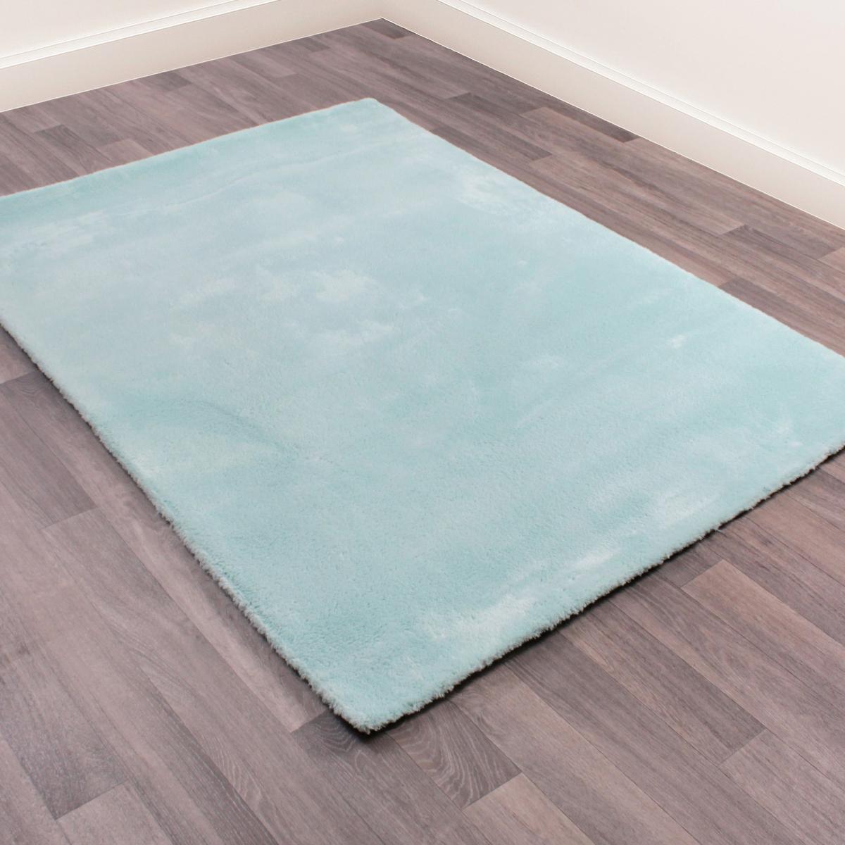 Lulu Shaggy Rugs in Duck Egg – image 1