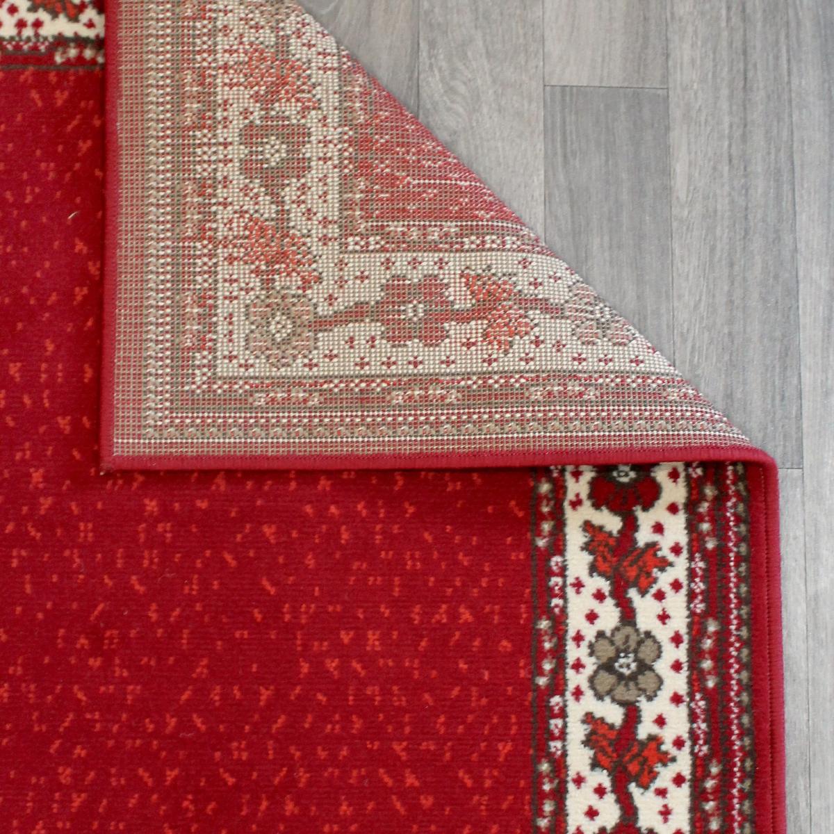 Valencia Plain Bordered Rugs in Red 120x160cm – image 2