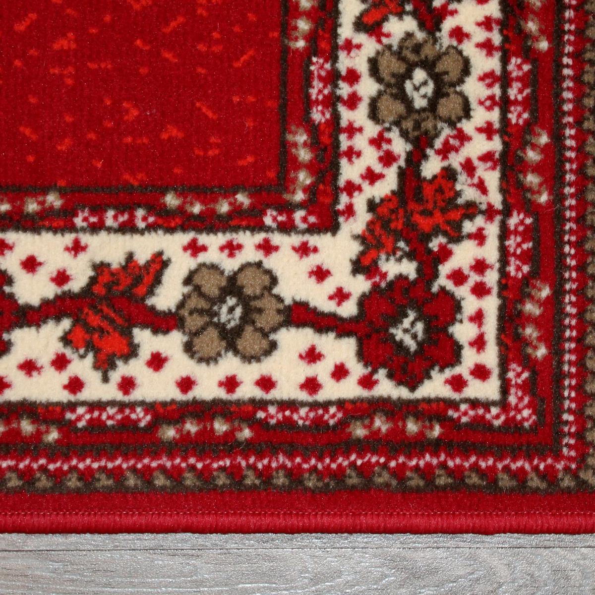 Valencia Plain Bordered Rugs in Red 120x160cm – image 4