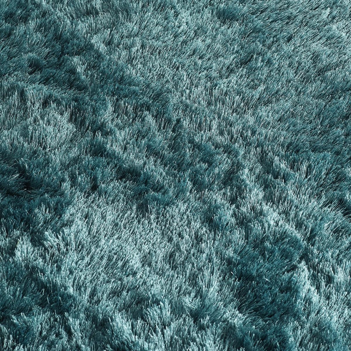 Shimmer Shaggy Lustrous Rugs in Teal&nbsp;80x150cm – image 3