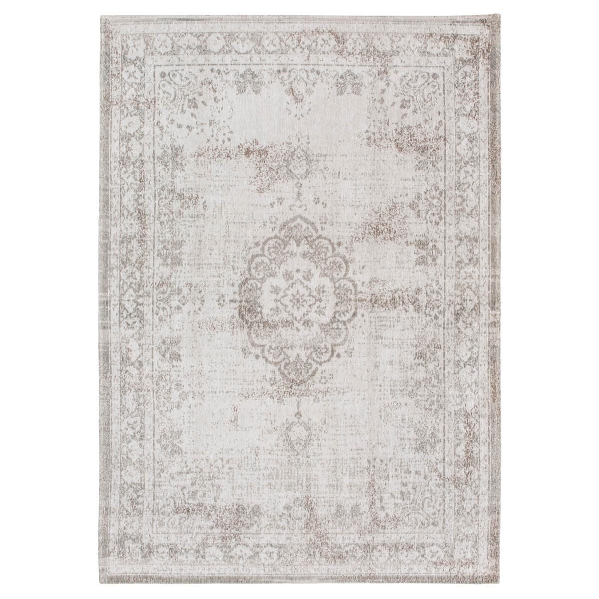 Louis De Poortere Traditional Fading World Medallion Designer Rugs 8383 Salt Pepper 80x150cm – image 5