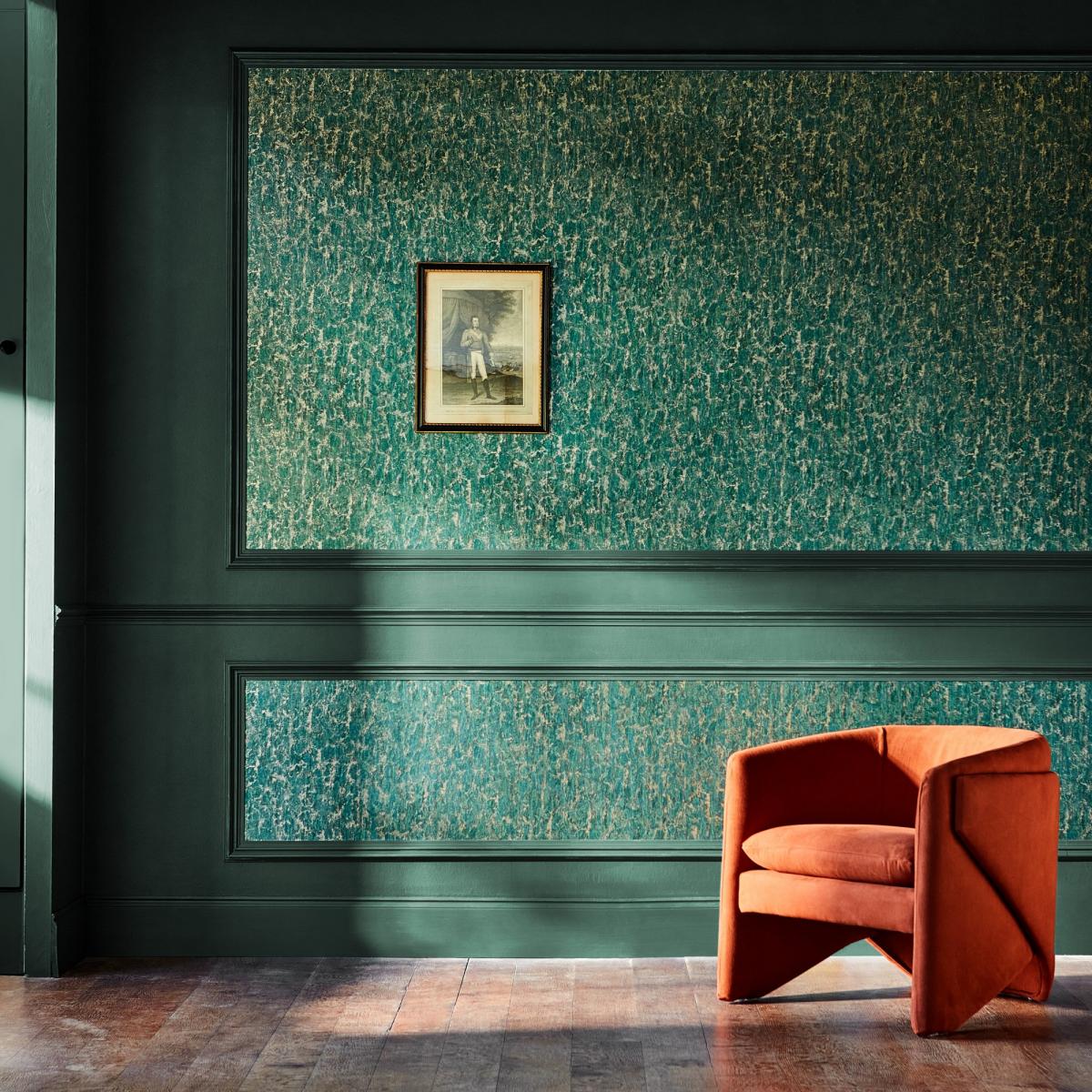 Moresque Glaze Wallpaper 312993 by Zoffany in Huntsman Green Roll – image 2