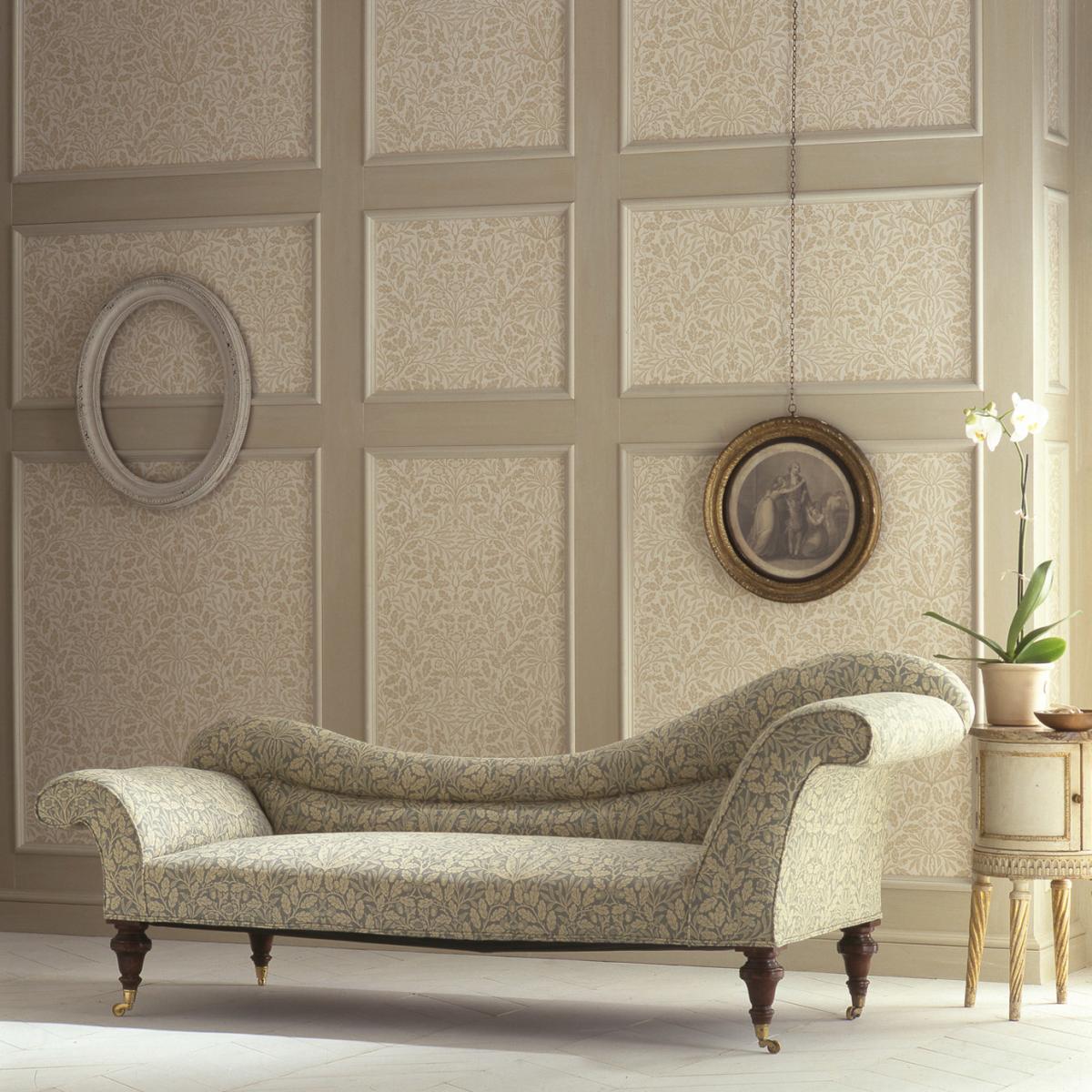 Acorn Wallpaper 210405 by Morris & Co in Sisal BeigeRoll