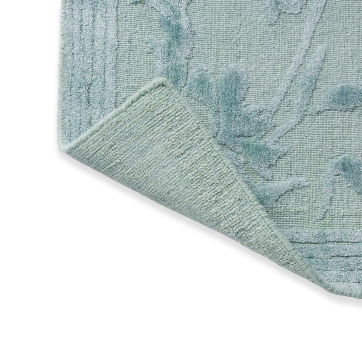 Rye Floral Jaquard 081907 Rug by Laura Ashley in Sage Green&nbsp;250x350cm – image 4