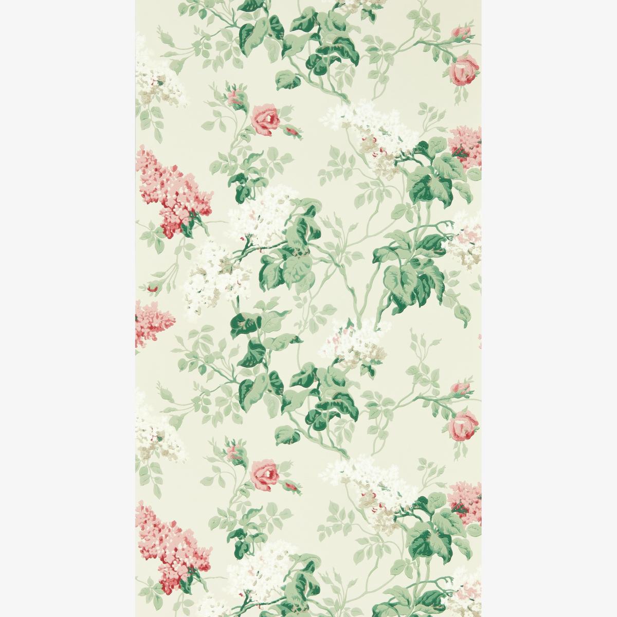 Sommerville Wallpaper 217050 by Sanderson in Blush Grey Birch Roll