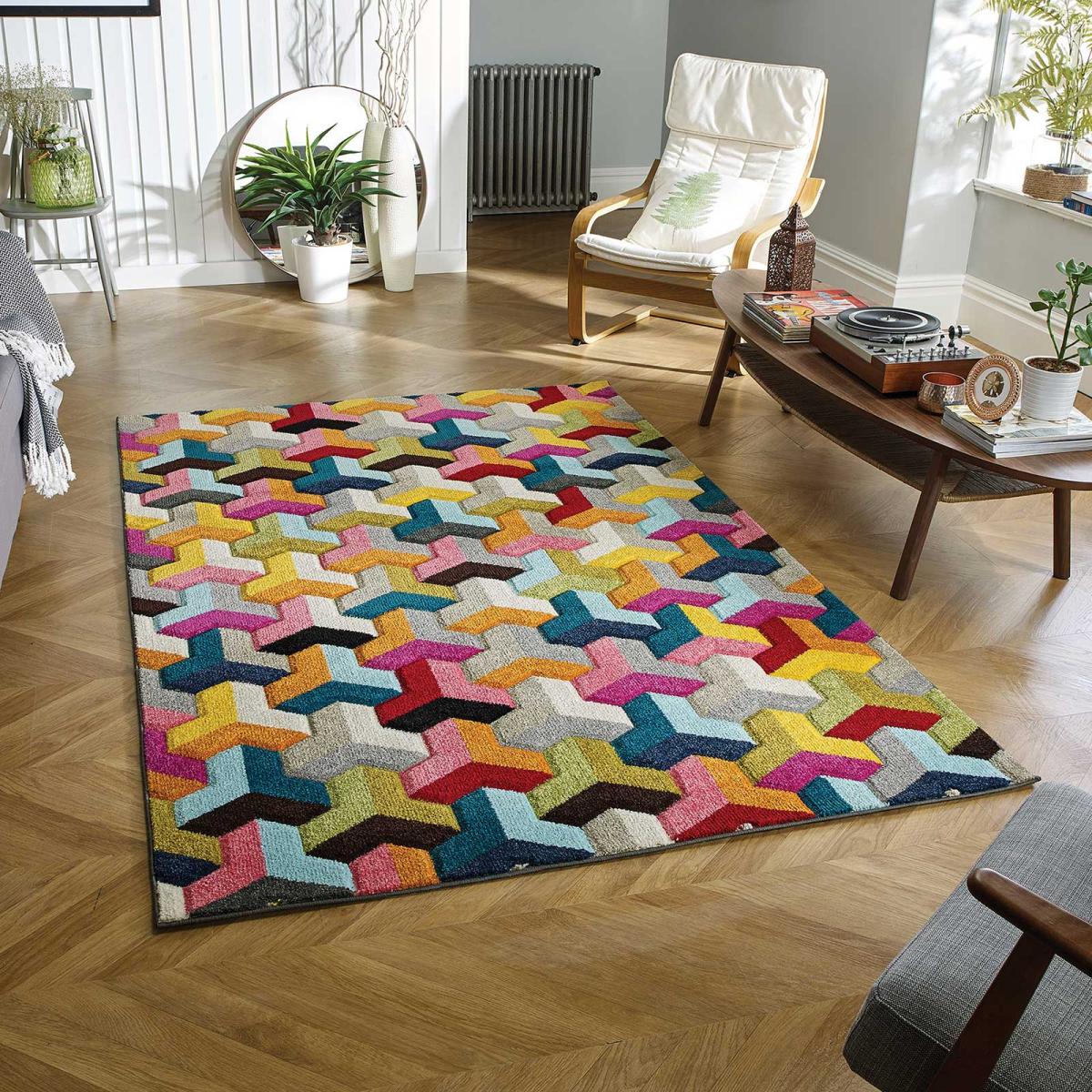 Piccadilly Multicoloured Rugs 531 X – image 1