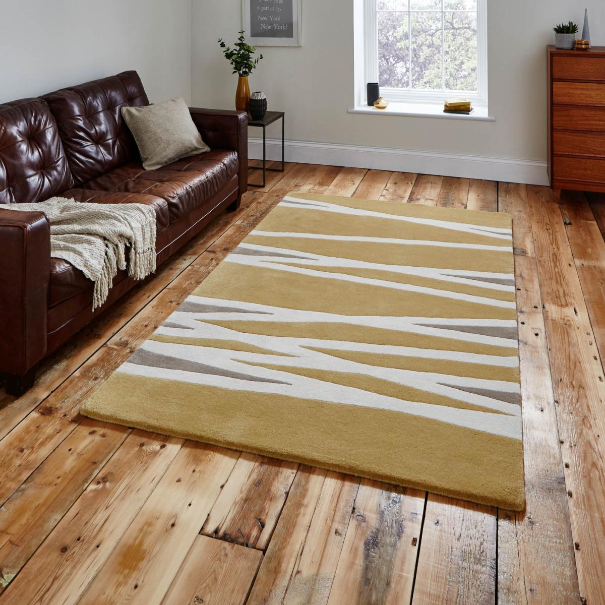 Elements Rugs EL61 in Yellow – image 2