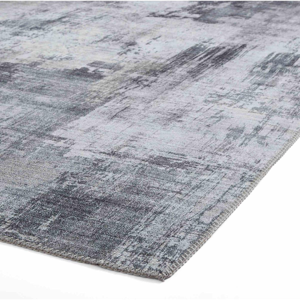 Rio G5536 Modern Distressed Abstract Rug in Grey120x170cm – image 4