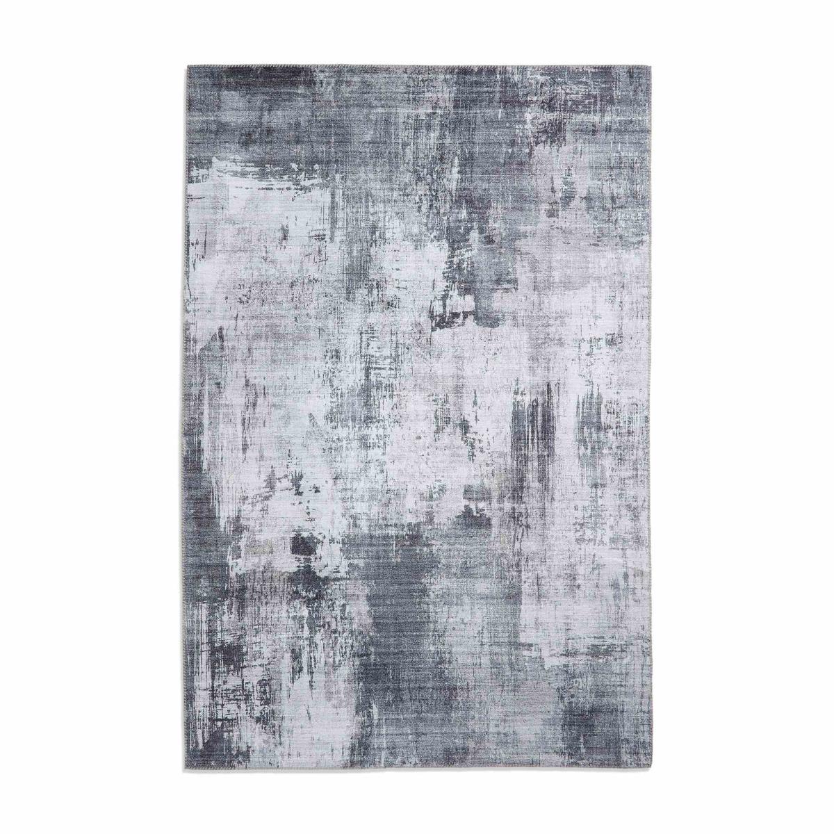 Rio G5536 Modern Distressed Abstract Rug in Grey120x170cm – image 5
