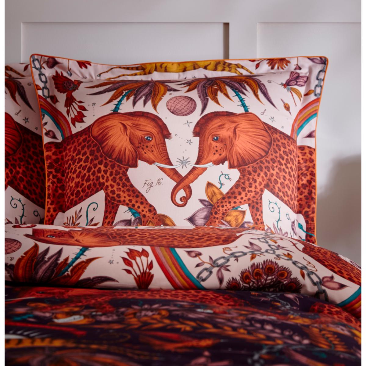 Zambezi Spotted Elephant And Hummingbird Bedding By Emma J Shipley65x65cm – image 4